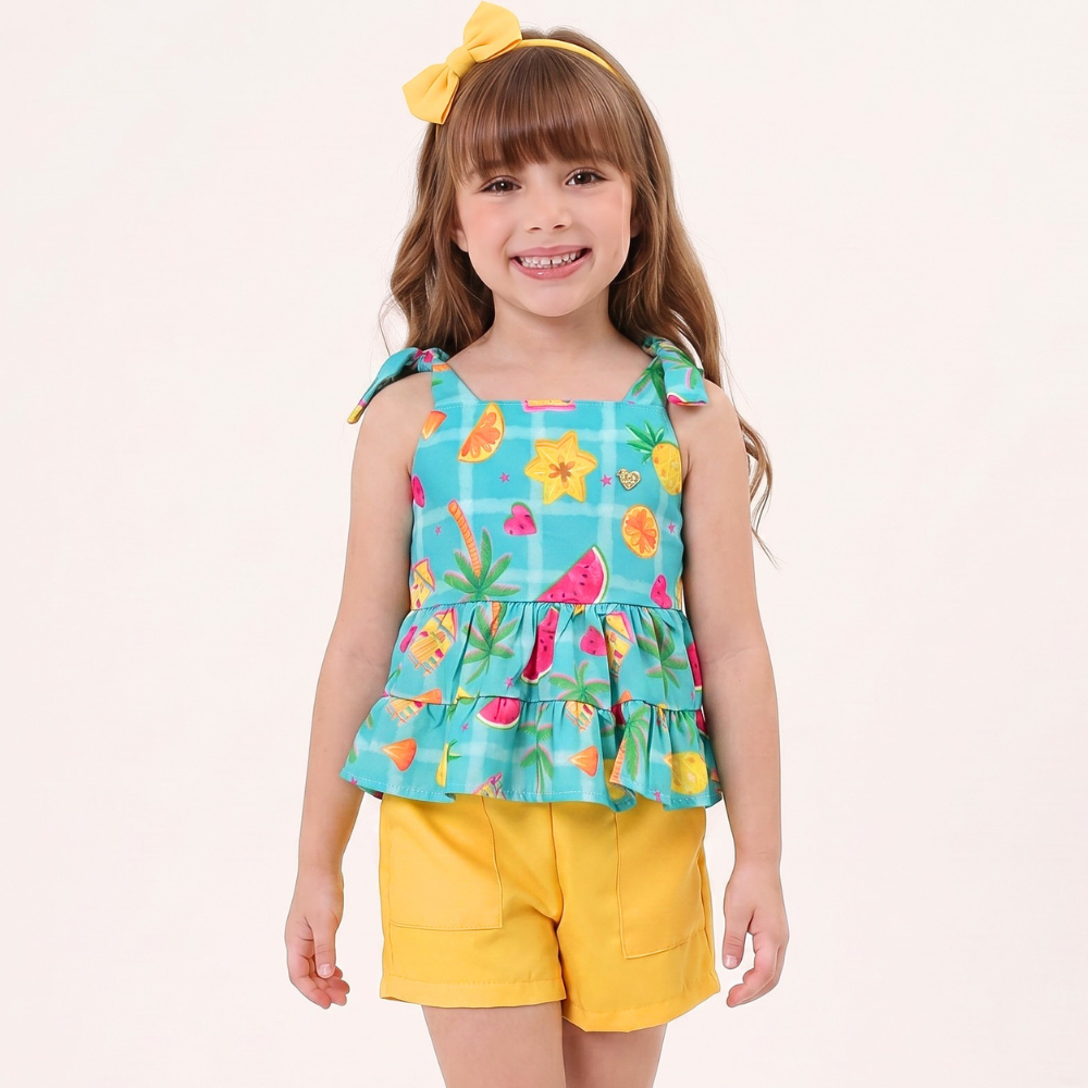 Conjunto Amanda babado duplo