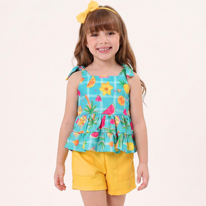 Conjunto Amanda babado duplo