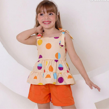 Conjunto Amanda babado duplo