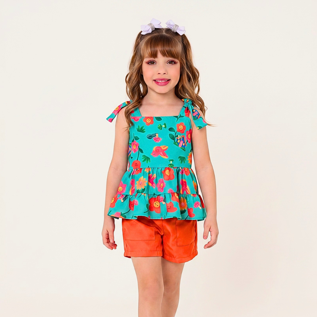 Conjunto Amanda babado duplo