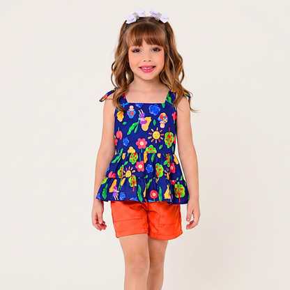 Conjunto Amanda babado duplo