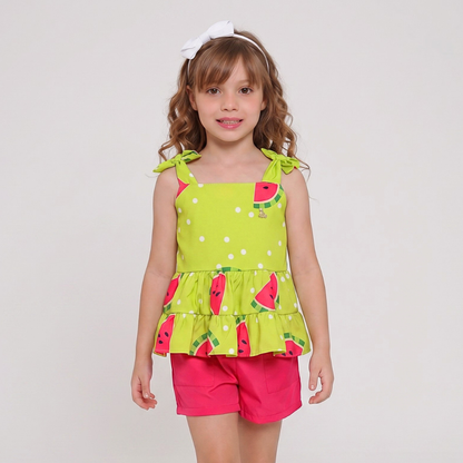 Conjunto Amanda babado duplo