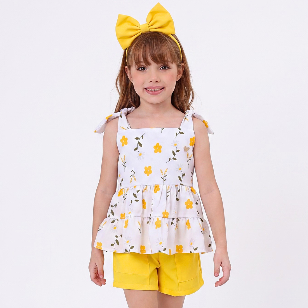 Conjunto Amanda babado duplo
