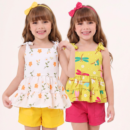 Conjunto Amanda babado duplo